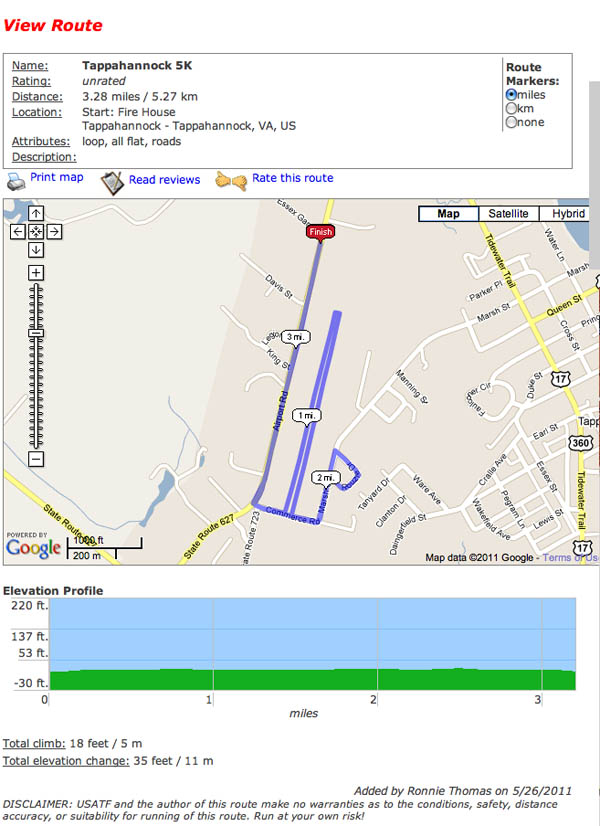 Tappahannock 5k run