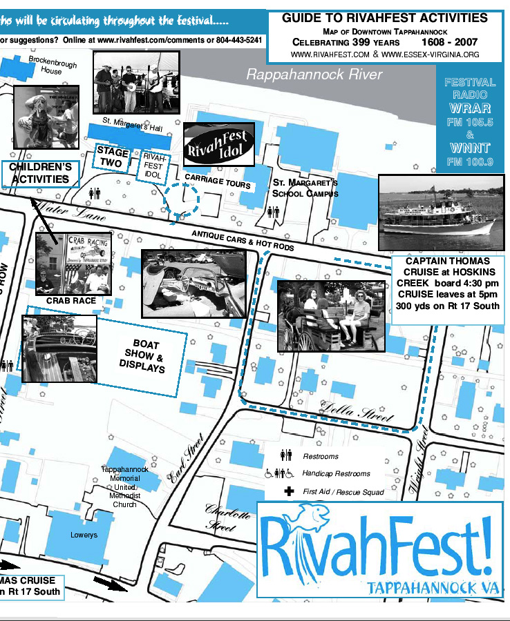 Map of RivahFest - Right side